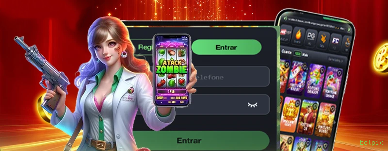 Aplicativo móvel betpix para iOS e Android